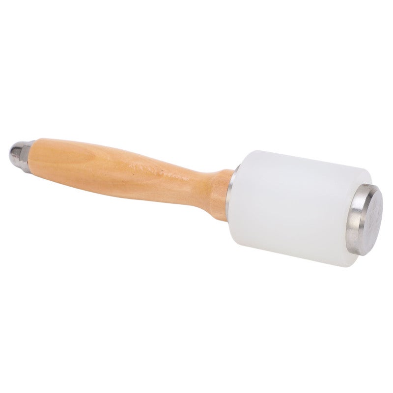 Leather Carving Hammer: Solid Wood Ergonomic Handle - Nylon Hammer Head Leather Maul for DIY Leathercraft, Leatherworking Workshop Supplies - Image 3