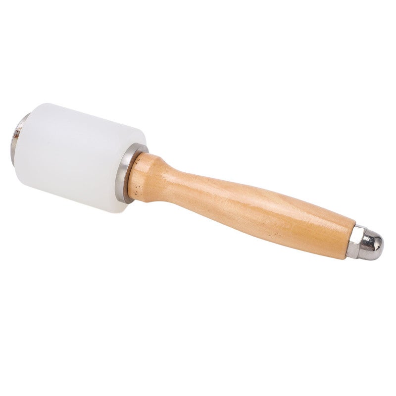 Leather Carving Hammer: Solid Wood Ergonomic Handle - Nylon Hammer Head Leather Maul for DIY Leathercraft, Leatherworking Workshop Supplies - Image 5