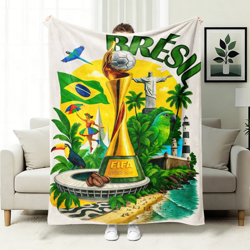 FIFA 2026 World Cup Fan Blanket - Sofa & Nap Blanket - Image 1