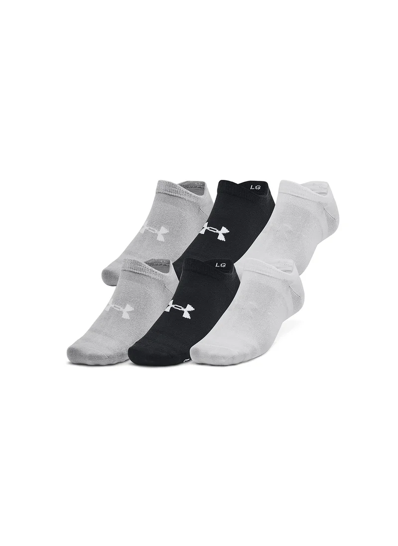 UNDER ARMOUR 6 Pack Essential No-Show Socks