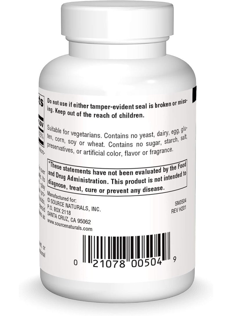 Source Naturals Niacinamide B-3, 100 mg Dietary Supplement - 250 Tablets - Image 3