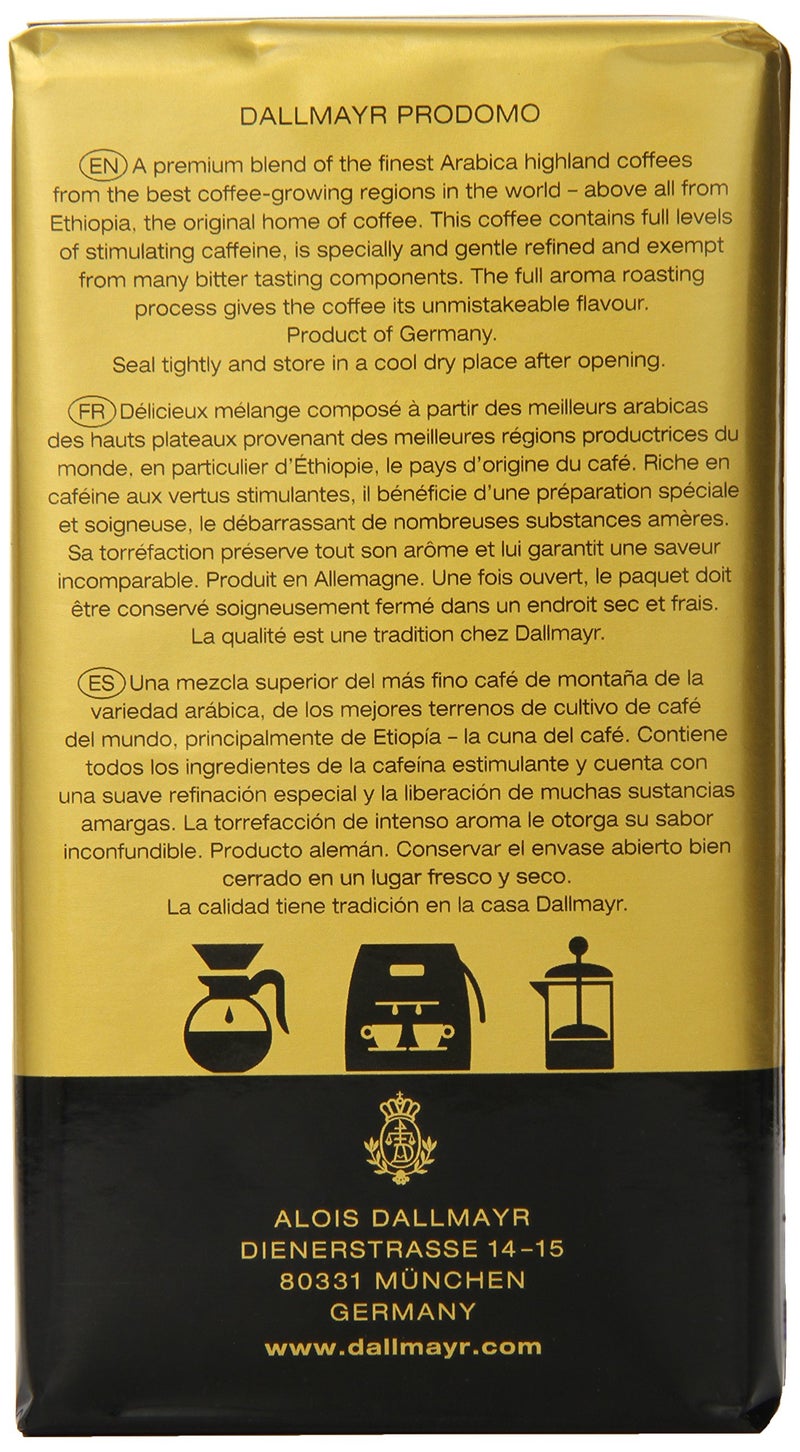 Dallmayr Gourmet Coffee, Prodomo (Ground), 8.8 Ounce (Pack of 3) - Image 2