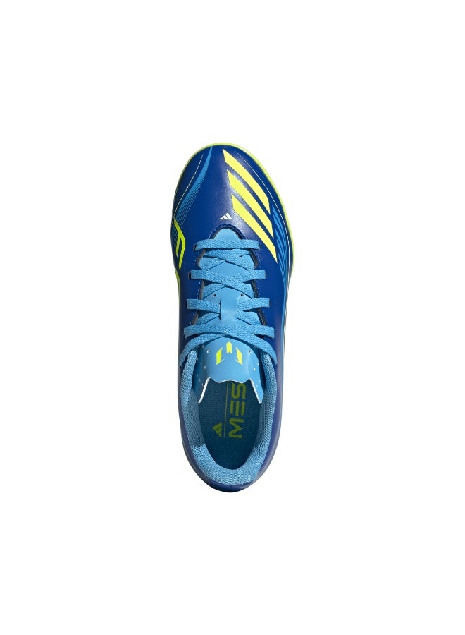Adidas أحذية أديداس F50 ميسي كلوب للأطفال - أزرق/أصفر شمسي - Image 2
