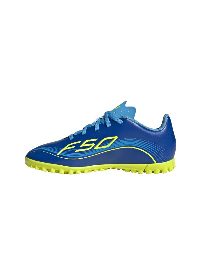 Adidas أحذية أديداس F50 ميسي كلوب للأطفال - أزرق/أصفر شمسي - Image 4