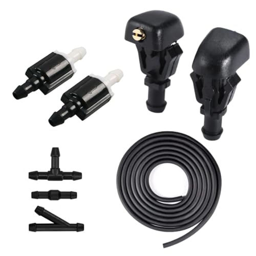 Click&Fit ClickFit Extended repair kit Windshield Washer Nozzles replacement for Nissan Titan Armada Infiniti QX56 Dodge Dakota Durango OE 289317S000 accessories Nozzles check vlaves hose connectors - Image 1
