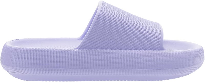 BRONAX Slides for Women Pillow Slippers Lavender Recovery Puffy Squishy Cushioning House Home Summer Sandals Comfy Cushioned Thick Sole 42-43 Light Purple - Image 5