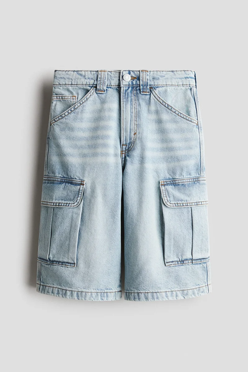 اتش اند ام Cargo denim shorts