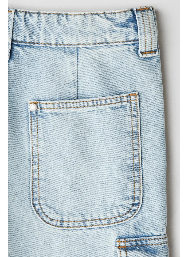 H&M Cargo denim shorts