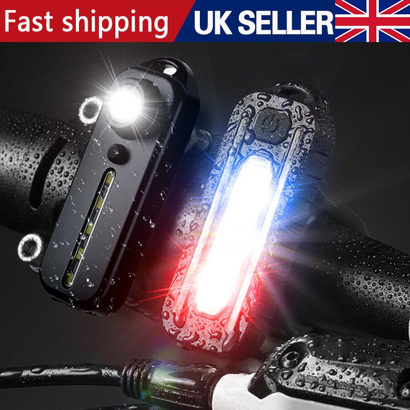 WYT LED Red Blue Shoulder Police Light Clip Flashing Warnings Safety Flashlight Bike - Image 4