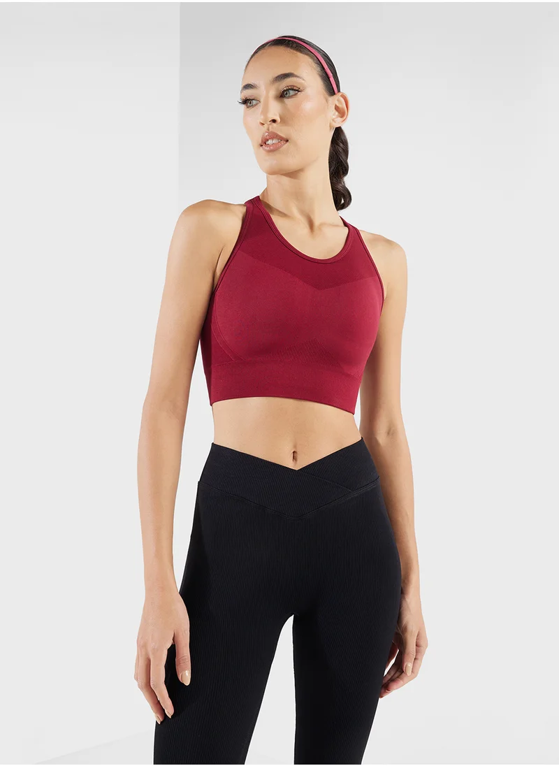 فورورد Mesh Detail Sports Bra With Cutout Back