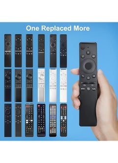 erorex New Universal Remote Control For All Samsung Tvs Compatible With Samsung Frame Crystal Uhd Neo Qled 4K 8K Smart Tvs With Netflix Prime Video Hulu Buttons Pack Of 2 Black  - Image 2