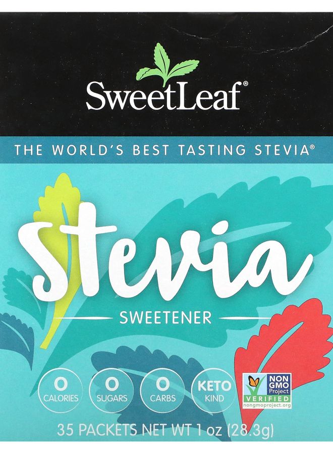 SweetLeaf Stevia Sweetener 35 Packets 1 oz (28.3 g)