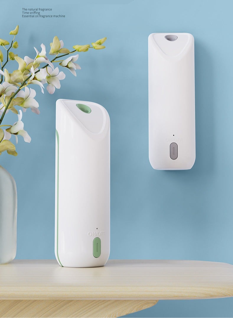 ماكينة عطر منزلية ذكية، ماكينة عطر لإزالة الروائح الكريهة للحمام، موزع هواء، يمكن تركيبها على الحائط.اللون: أبيض - Image 5