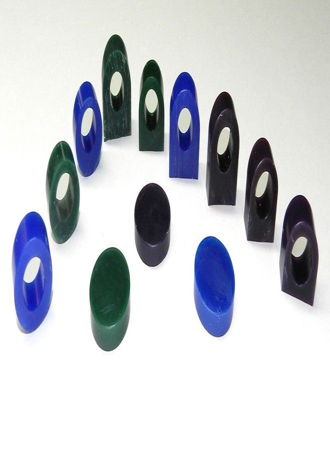 JTS Carving Wax Ring Tube Assortment - Jewelry Earring Modeling Wax 12 Pcs Pre-Cut Tubes & Blanks - 3 Grades - Image 4
