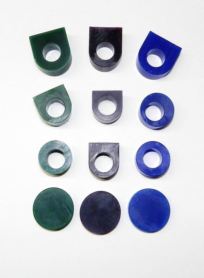 JTS Carving Wax Ring Tube Assortment - Jewelry Earring Modeling Wax 12 Pcs Pre-Cut Tubes & Blanks - 3 Grades - Image 2
