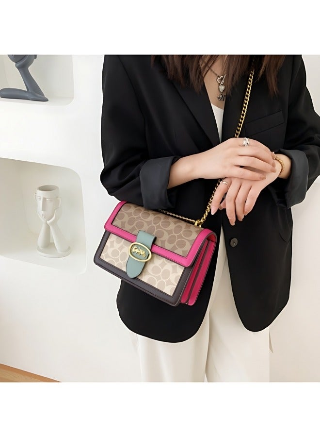 Women's Fashion Retro Shoulder Bag, Ladies Large Capacity Crossbody Bag Sling Bag Side Bag Carry Bag, PU Leather Handbag Tote Bags Clutch Bag Satchel Bag for Daily Commuter/Banquet/Party/Campus  - Image 2