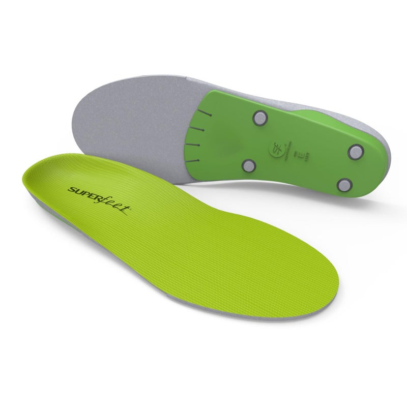 Superfeet All-Purpose Wide-Fit Support Insoles (WideGreen) - Trim-To-Fit Orthotic Arch Support Shoe Inserts - Professional Grade - 13.5-15 Men - Image 1