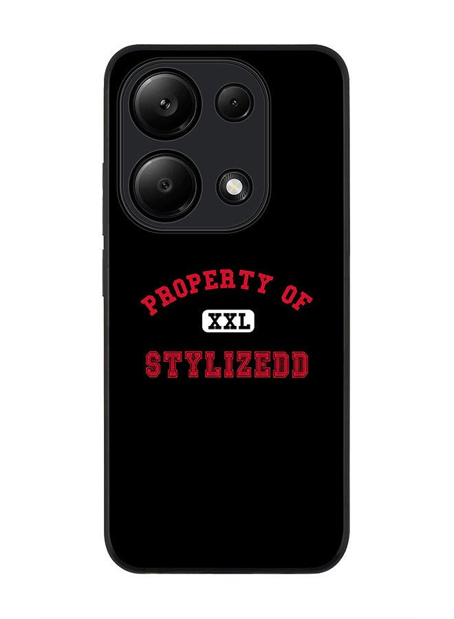 Stylizedd Rugged Black Edge Case for Xiaomi Redmi Note 13 Pro 4G / Xiaomi Poco M6 Pro 4G, Slim fit Case Thin Cover -  Property of Stylizedd - Image 1