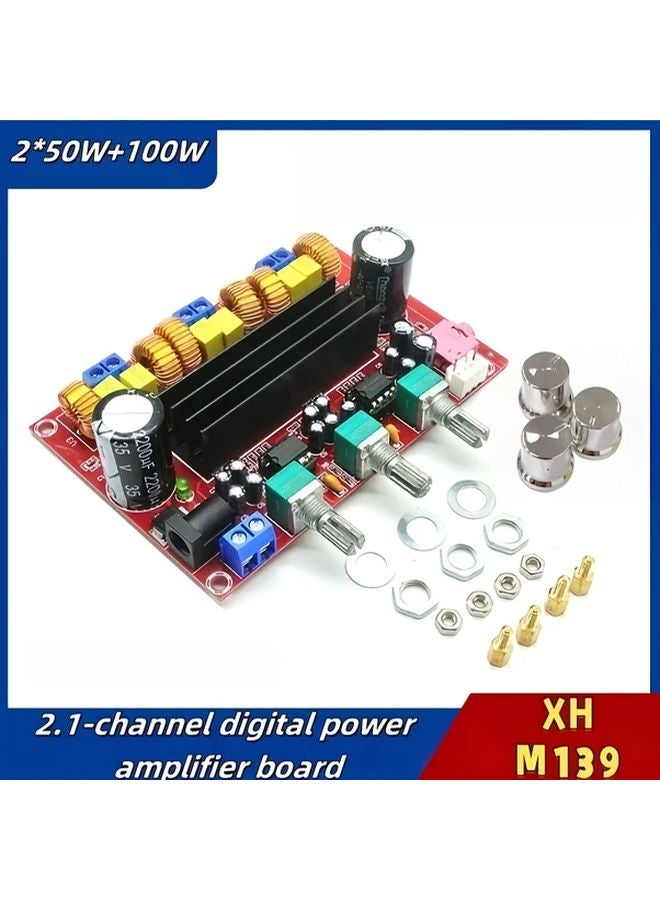 TPA3116D2 2 1 Channel Digital Amplifier Board Module 100W 50W Low Pass Filter Model 802 - Image 3