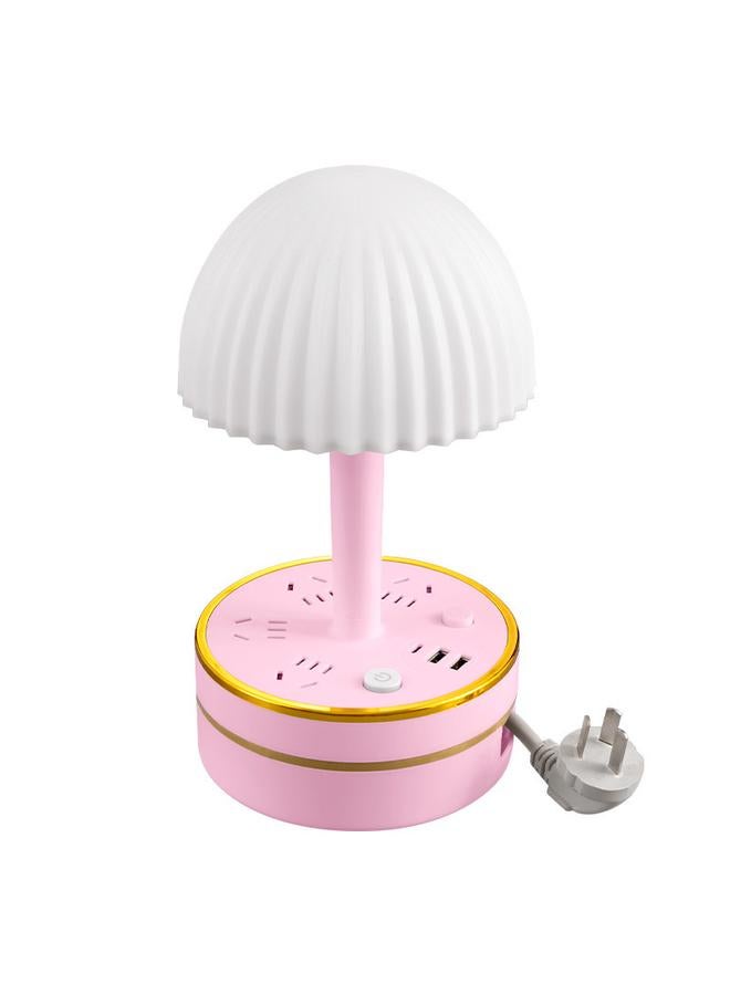 Table Lamp Socket Integrated Bedside Lamp LED Dormitory Bedroom College Students Multi-functional Desktop Plug-in Ins High Color Value