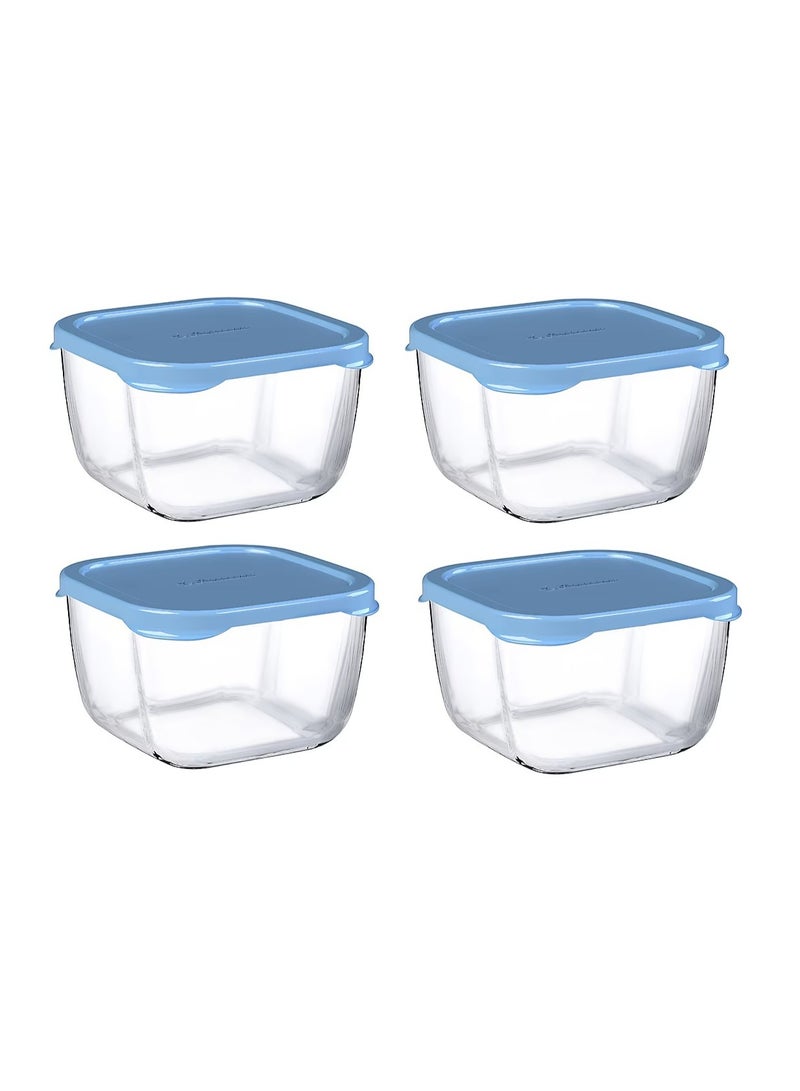 Paşabahçe Pasabahce Snowbox Food Container 275cc – 4-Piece Airtight Container Set GB - Image 3