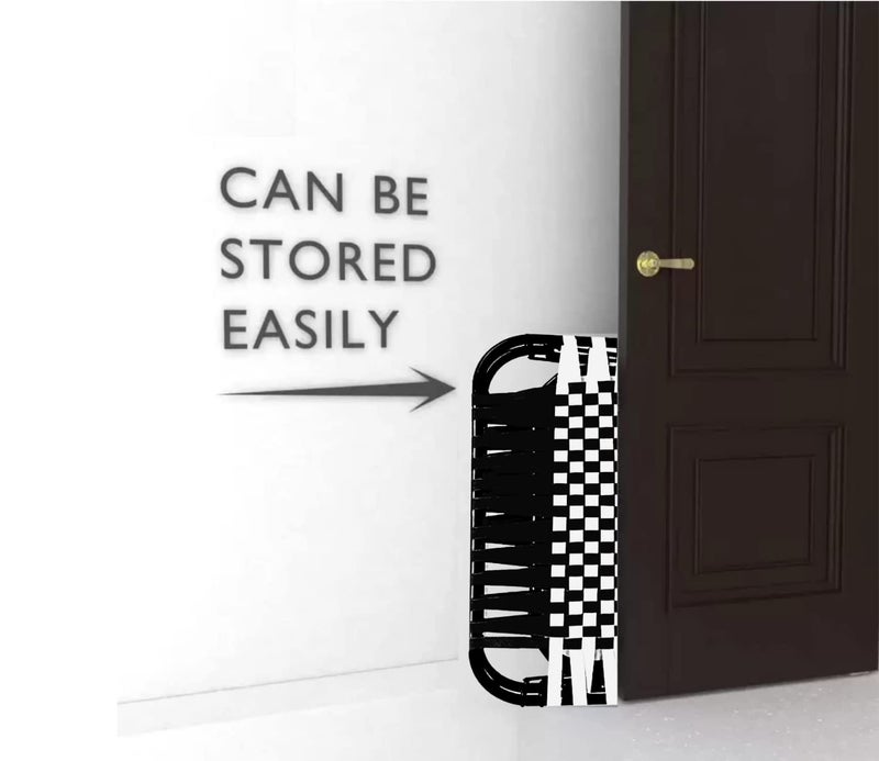 LUSTER Magic Bed Portable Bed Folding Bed Folding Bed Single Folding Bed for Kids Folding Bed for Sleeping Single Bed FrameBlack White - Image 5