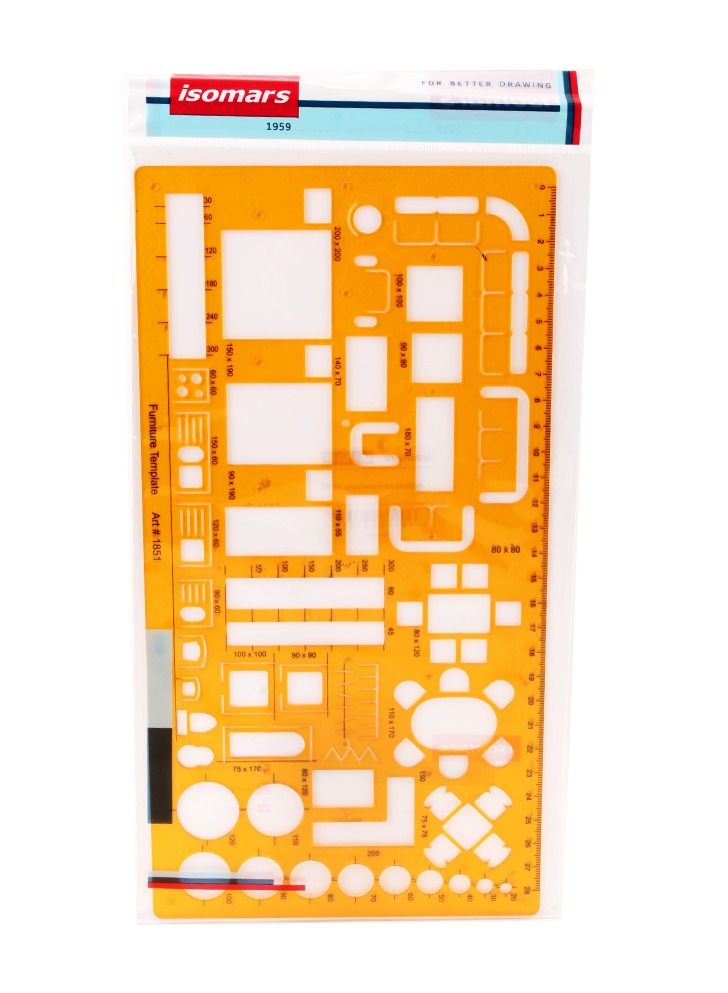 أيسومارس اسطمبه رسم اثاث من 1 : 50