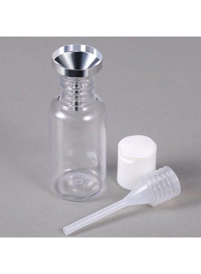 TecUnite 10 Pack Small Metal Funnels with 2 Pack Mini Pipette for Filling Small Mini Bottles or Containers, Atomizers, Perfume, Liquid (Silver and Gold) - Image 3