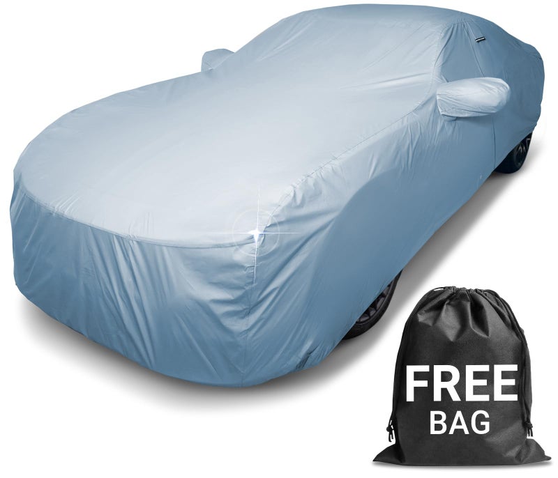 iCarCover 15Layer Car Cover Waterproof All Weather Premium Quality Car Covers for Automobiles 100 UV Protection Mustang Camaro XK 4Series M4 Supra Thunderbird Size C10 See Size Chart