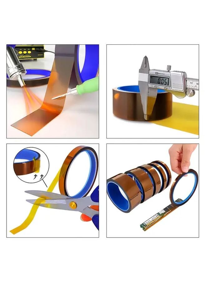 Golden Finger High Temperature Resistant Polyimide Tape 5mm 400C Heat Resistant Insulation - Image 5