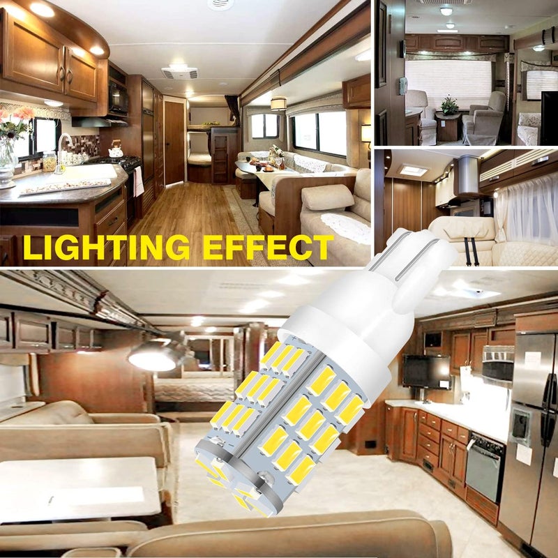 ACOHUIKE T10 LED Bulbs - 20 Pack Natural White - Image 5