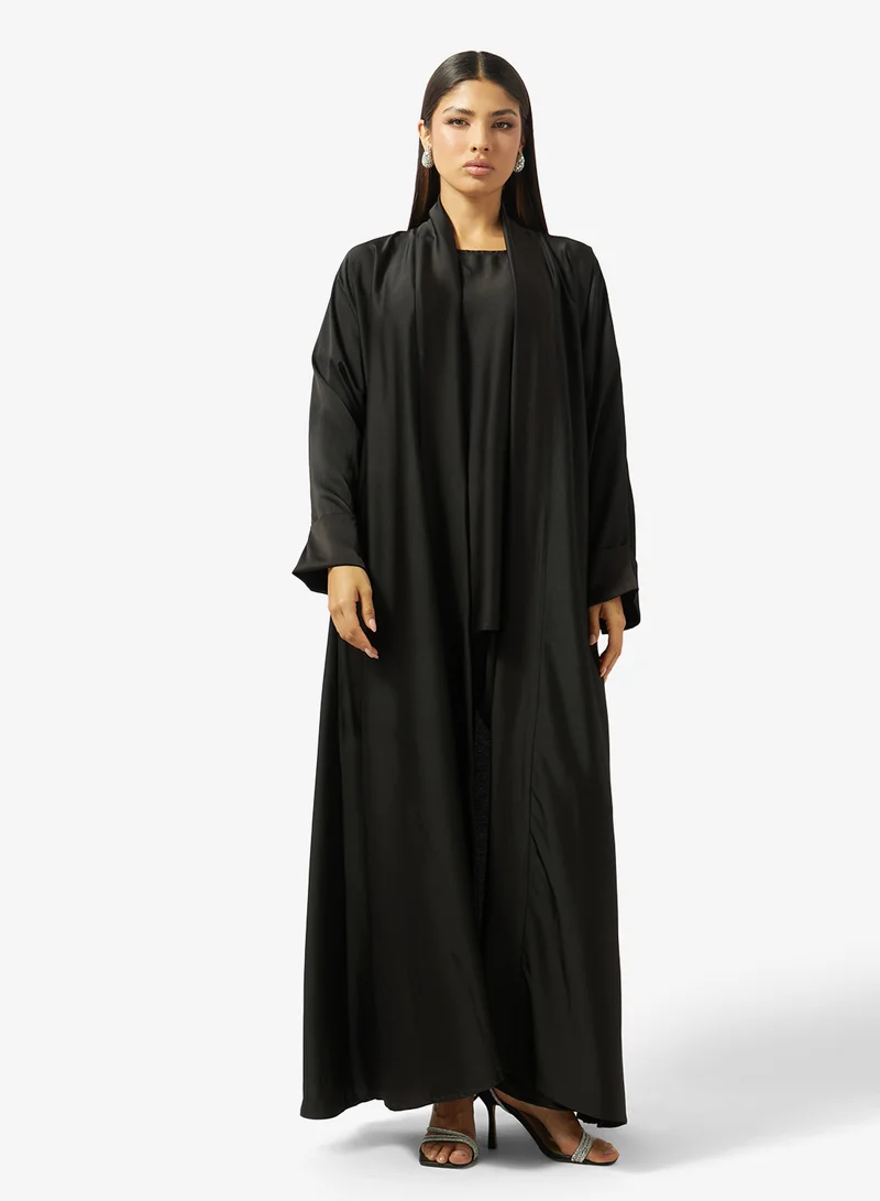 hayas closet Loose Fitted Abaya and pants set