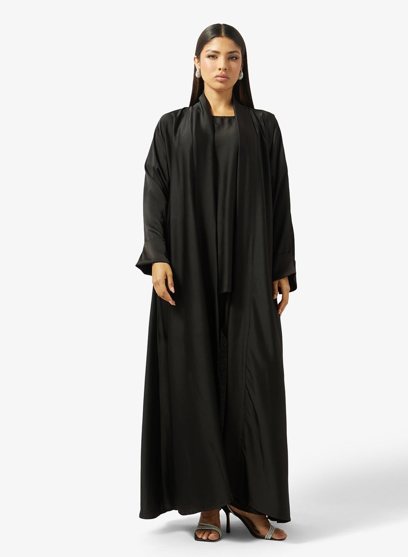 هيا كلوزيت طقم عباءة وبنطلون فضفاض - Image 1