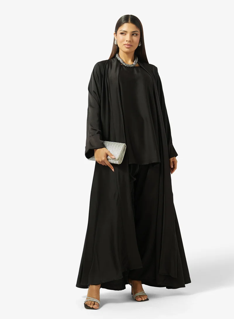 hayas closet  Loose Fitted Abaya and pants set for Women | Best Price UAE