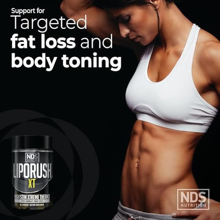 LIPORUSH NDS Nutrition XT - Super Concentrated Thermogenic with L-Carnitine & Teacrine for Shredding Fat - Supports Maximum Energy, Focus, Calorie Burning, Diuretic, Appetite Control (60 Capsules) - Image 5
