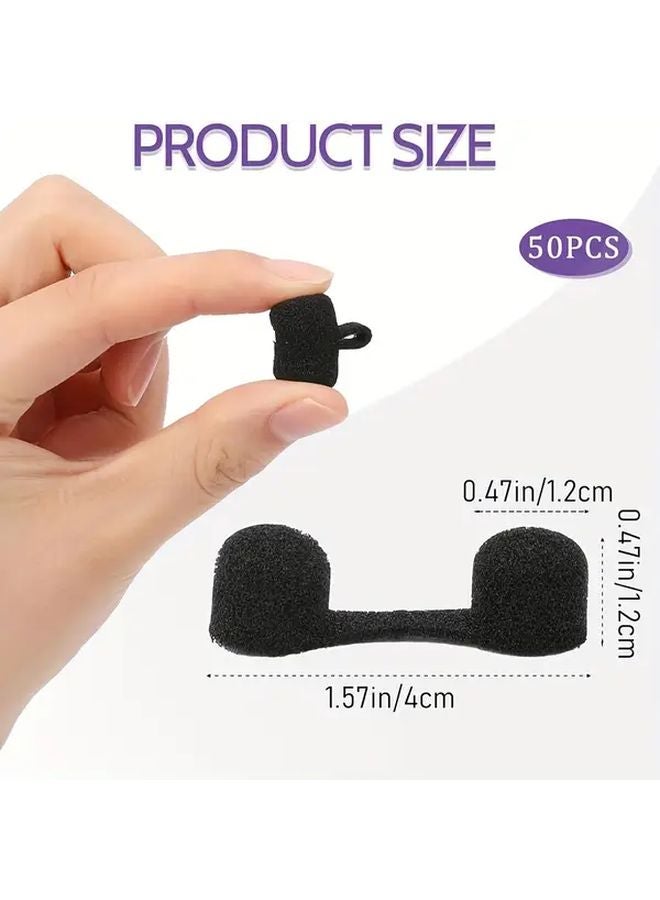 100pcs Black Disposable Nasal Filter Plugs For Dust Pollen And Fumes Protection - Image 4
