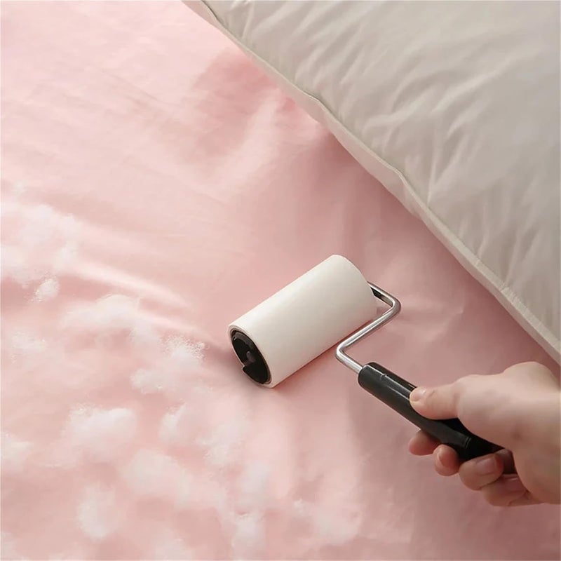 Snacko Pet Hair Remover Roller - Cute Cat-Shaped Lint Brush for Clothes, Sofa & Fabric - Sticky Adhesive Fur Removal Tool with Handle(3pcs) - Image 3