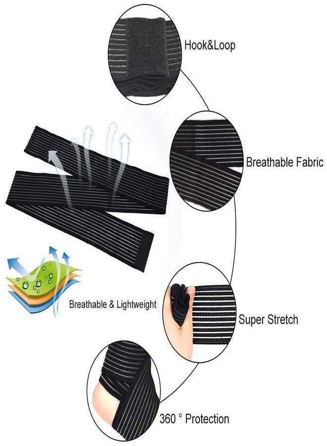 Sgozam High-Elastic Breathable Ankle Brace for Men and Women, Adjustable Compression Wrap for lantar Fasciitis, Tendinitis, Sprain, Swelling and Joint Pain, Ankle Support Suitable for Sports - Image 5