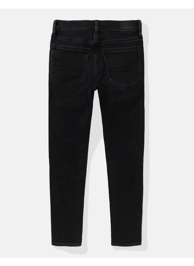 امريكان ايجل AE Super High-Waisted Ankle Straight Jean