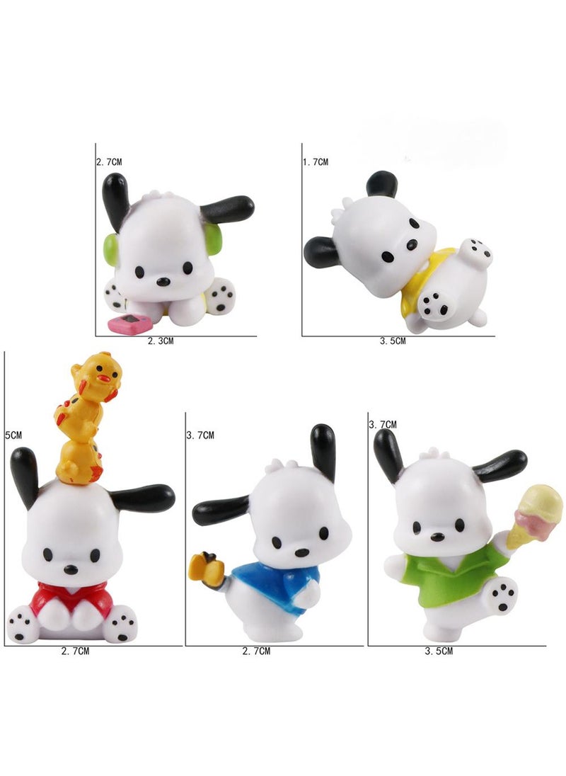 Y&D Kawaii Sanrio Figure My Melody kuromi Figure Birthday Party Supplies, Cinnamon Cupcake Toppers, Cute Mini Figure Toys Birthday Party Favor For Kids Fans Collection Bouquet Desk Decor  - Image 1