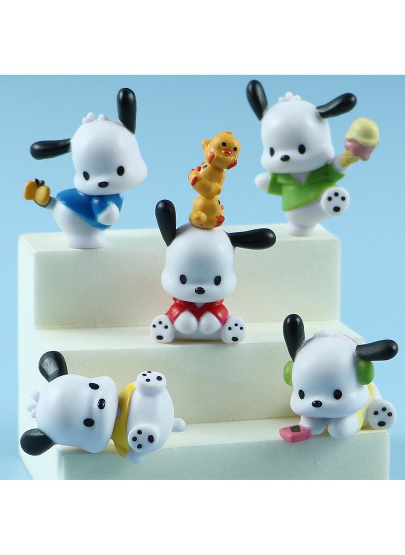 Y&D Kawaii Sanrio Figure My Melody kuromi Figure Birthday Party Supplies, Cinnamon Cupcake Toppers, Cute Mini Figure Toys Birthday Party Favor For Kids Fans Collection Bouquet Desk Decor  - Image 2