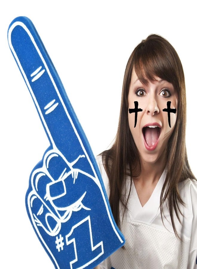 LILITURF 60 Pairs Eye Black Temporary Tattoos, Sports Face Eye black Temporary Tattoos for Baseball Football Softball Themed Party Birthday Party Supplies (Mixed2) - Image 5