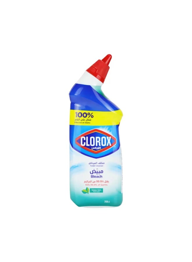 Clorox Toilet Cleaner Bleach with Fresh Scent Disinfectant Effective on Stain- 709ml - Image 1