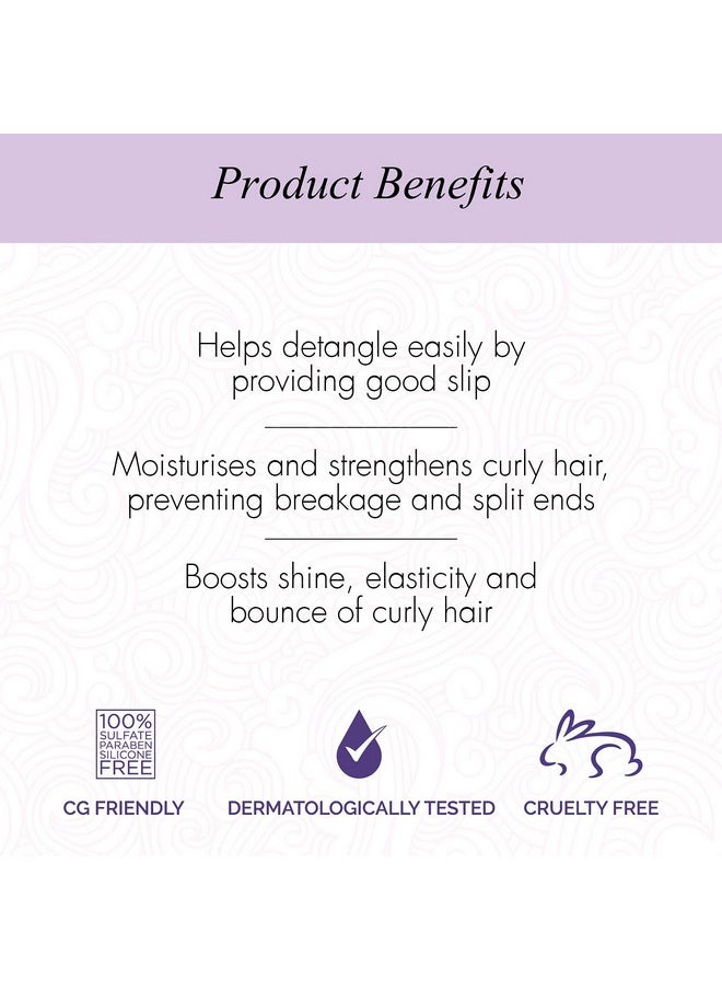 Curl Up Curl Hydrating Silicone Free Conditioner - For Frizzy, Wavy & Curly Hair - No Sulphate And Paraben - 200 Ml  - Image 2
