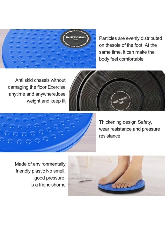 Core Abs Twister Board - Non-Slip Foot Massage Particle Surface Waist Sculptor Twist Dist Board - Slimming Workout Waist Twisting Disc, Dizzy Disc For Core & Ab Exercise - Image 3