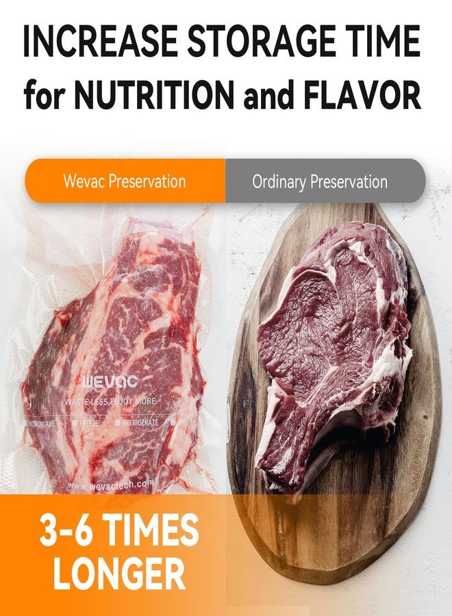 Wevac 6" x 10", 8" x 12" and 11" x 16", 150 Count, Vacuum Sealer Bags for Food Saver, Seal a Meal, Weston, Commercial Grade, BPA Free, Heavy Duty, Great for Vac Storage, Meal Prep and Sous Vide - Image 3