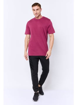 Champion Men Sportswear Fit Short Sleeve Outdoor T-Shirt, Wine  - Image 3