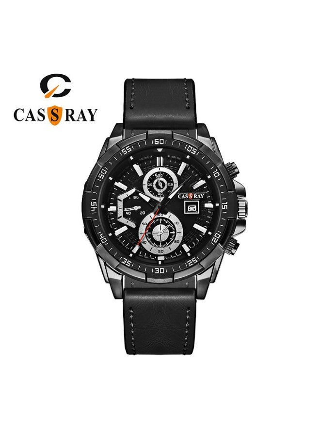 CASSRAY New glow-in-the-dark watch for boys and teenagers, trendy sports watch for men, cool watch for Instagram users, vintage waterproof quartz watch, retro quartz watch - Image 1