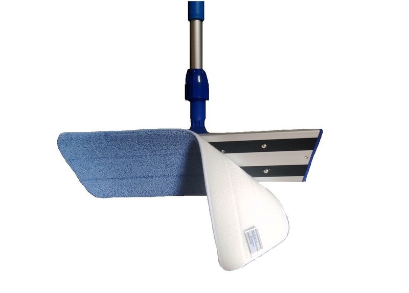 Real Clean 16 inch Commercial Professional Microfiber Mop Kit with Two Microfiber Mop Pads for All Surfaces - Image 3