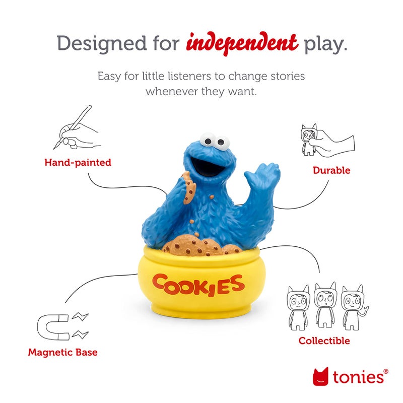 Tonies Cookie Monster Audio Toy Figurine from Sesame Street - Image 3
